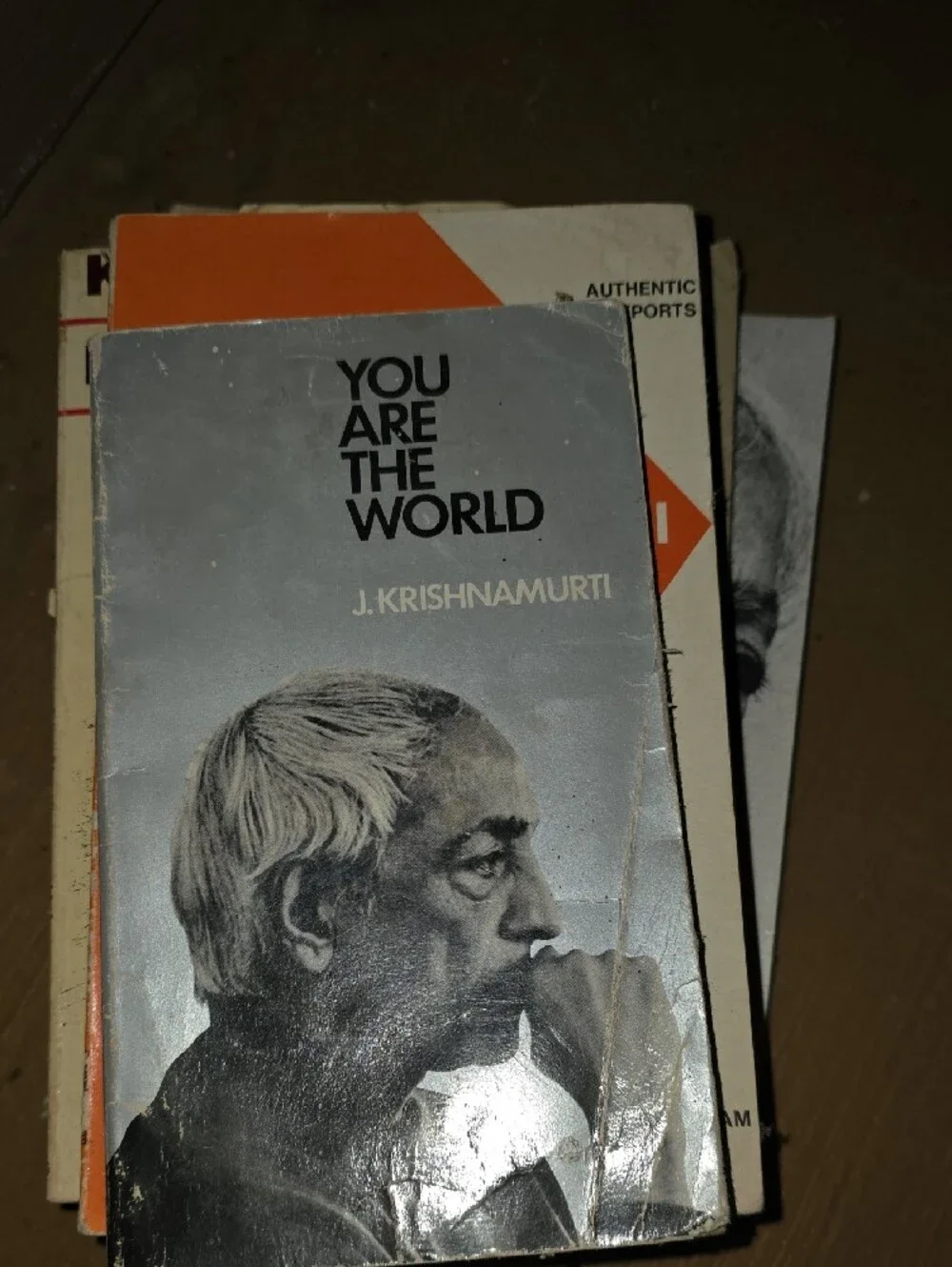 Krishnamurti Spuritual Lot Booklet Collection - White, Orange, Blue Covers